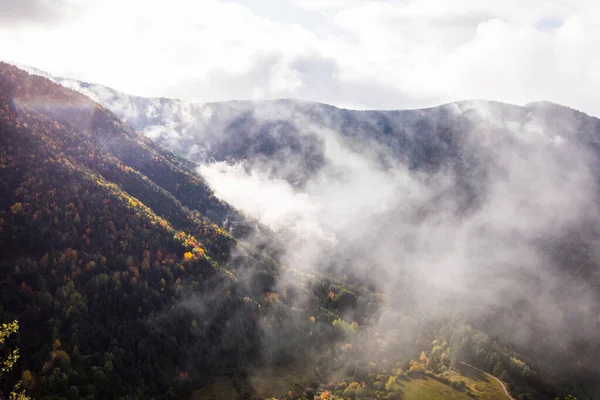 Sonbahar Ordesa Monte Perdido Ulusal Parkı Spanya — Stok fotoğraf