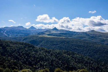 Summer landscape in the mountains of Navarra, Pyrenees, northern Spain