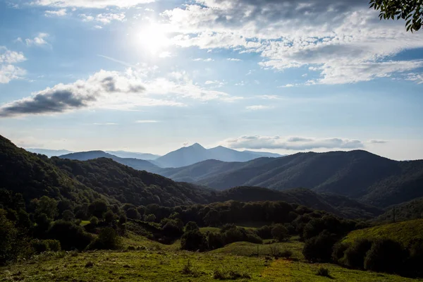 Summer Landscape Mountains Navarra Pyrenees Northern Spain — Foto Stock