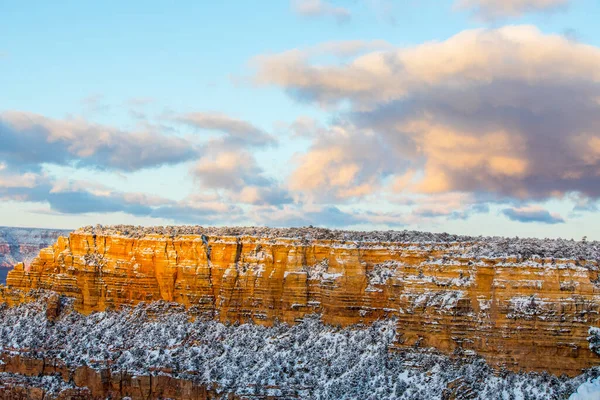 Зимний Пейзаж Национальном Парке Гранд Каньон Сша — стоковое фото