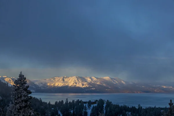 Hiver Tahoe Lake États Unis Amérique — Photo