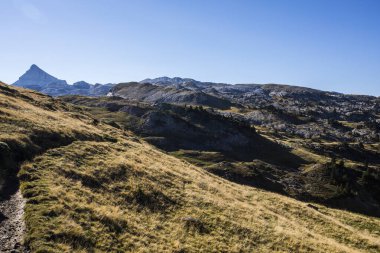 Summer landscape in the mountains of Navarra, Pyrenees, northern Spain