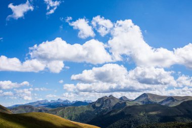 Summer landscape in the mountains of Navarra, Pyrenees, northern Spain