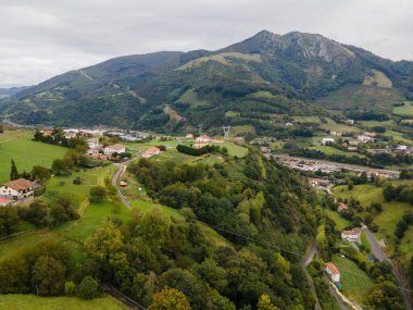 Kuzey İspanya, Bask bölgesinde yaz manzarası.