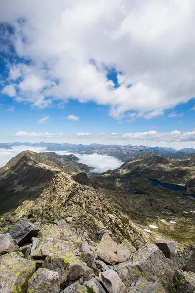 Summer landscape in Aiguestortes and Sant Maurici National Park, Pyrenees, Spain