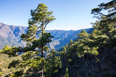 Landscaoe in Bejenado Peak in Caldera De Taburiente, La Palma, Canary Islands, Spain