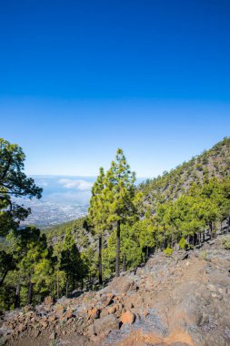 Landscaoe in Bejenado Peak in Caldera De Taburiente, La Palma, Canary Islands, Spain