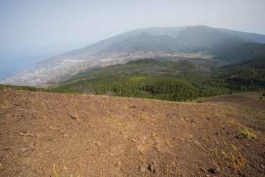 Scene of the Birigoyo peak, La Palma Island, Canary Islands, Spain.