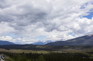 Summer landscape in Jasper National Park in Canada