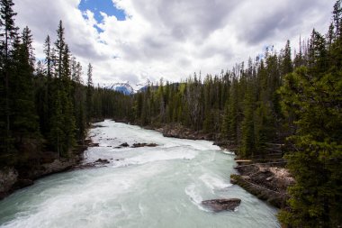 Summer in Natural Bridge, Yoho National Park in Canada