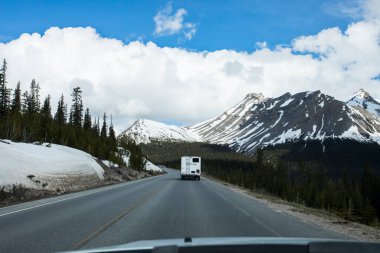 Summer landscape in Jasper National Park in Canada