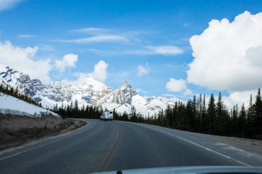 Summer landscape in Jasper National Park in Canada