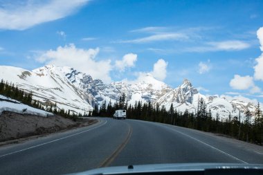 Summer landscape in Jasper National Park in Canada