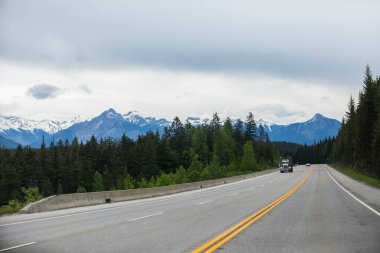 Summer landscape in Glacier National Park, British Columbia in Canada