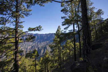 Landscaoe in Bejenado Peak in Caldera De Taburiente, La Palma, Canary Islands, Spain