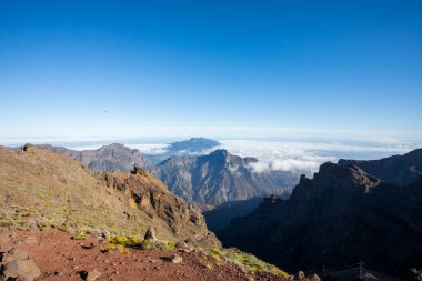 Sunset in Roque De Los Muchachos in Caldera De Taburiente, La Palma, Canary Islands, Spain