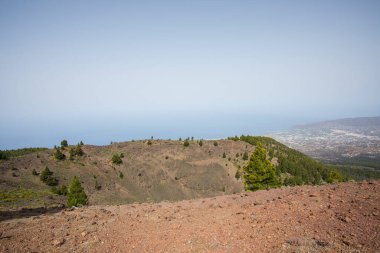 Scene of the Birigoyo peak, La Palma Island, Canary Islands, Spain.