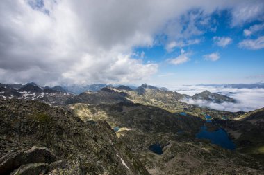 Summer landscape in Aiguestortes and Sant Maurici National Park, Pyrenees, Spain