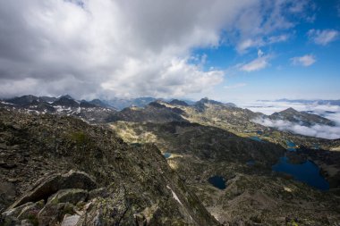 Summer landscape in Aiguestortes and Sant Maurici National Park, Pyrenees, Spain