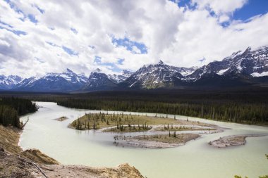 Summer landscape in Jasper National Park in Canada