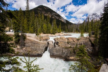 Summer in Natural Bridge, Yoho National Park in Canada