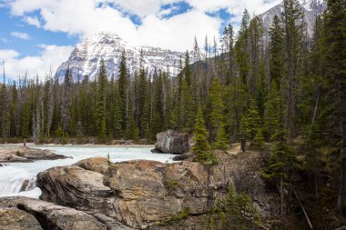 Summer in Natural Bridge, Yoho National Park in Canada