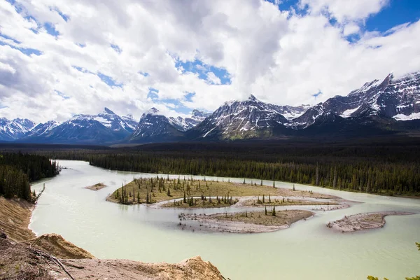 Summer Landscape Jasper National Park Canada — Stok fotoğraf