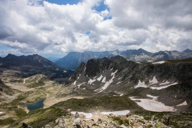 Summer landscape in Aiguestortes and Sant Maurici National Park, Pyrenees, Spain