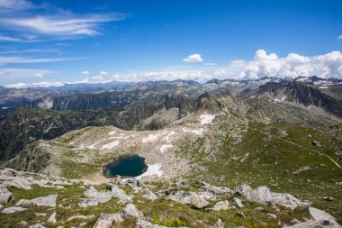 Summer landscape in Aiguestortes and Sant Maurici National Park, Pyrenees, Spain