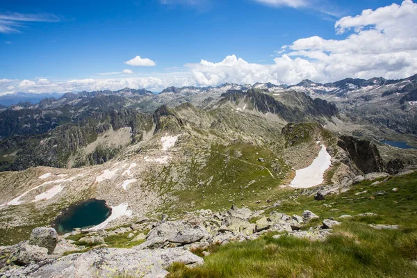 Summer Landscape Aiguestortes Sant Maurici National Park Pyrenees Spain — Stock fotografie