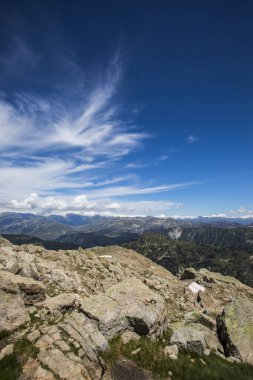 Summer landscape in Aiguestortes and Sant Maurici National Park, Pyrenees, Spain