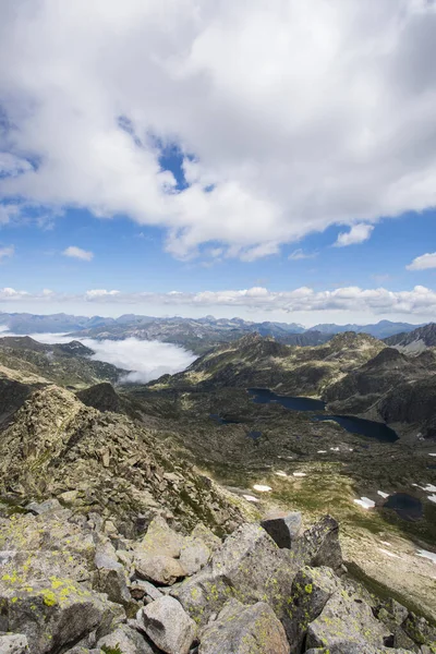Summer Landscape Aiguestortes Sant Maurici National Park Pyrenees Spain — 图库照片