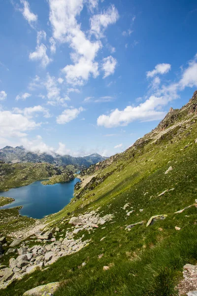 Summer Landscape Aiguestortes Sant Maurici National Park Pyrenees Spain — Stock Photo, Image