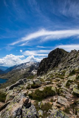 Summer landscape in Aiguestortes and Sant Maurici National Park, Pyrenees, Spain