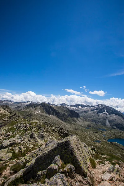 Summer Landscape Aiguestortes Sant Maurici National Park Pyrenees Spain — Foto Stock