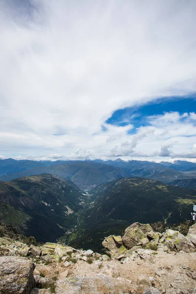 Summer Landscape Aiguestortes Sant Maurici National Park Pyrenees Spain — ストック写真
