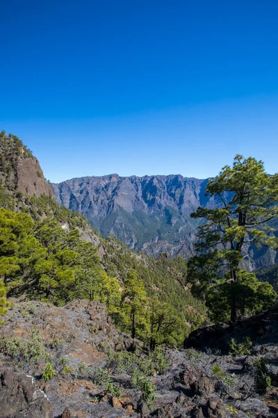 Landscaoe Bejenado Peak Caldera Taburiente Palma Canary Islands Spain — 스톡 사진
