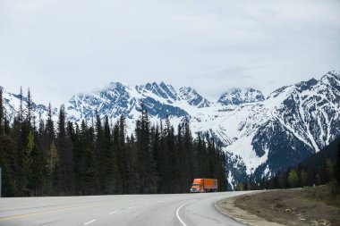 Summer landscape in Glacier National Park, British Columbia in Canada