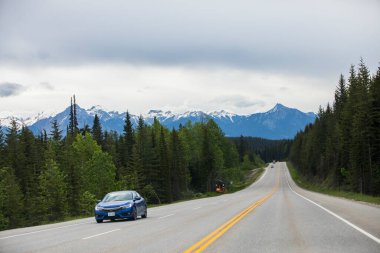 Summer landscape in Glacier National Park, British Columbia in Canada