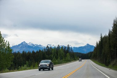 Summer landscape in Glacier National Park, British Columbia in Canada