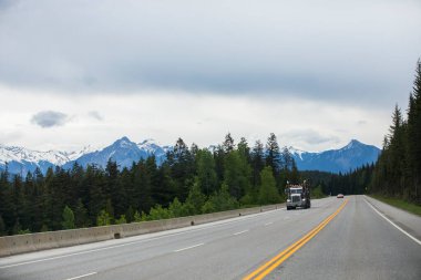 Summer landscape in Glacier National Park, British Columbia in Canada