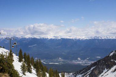 Summer landscape in Glacier National Park, British Columbia in Canada