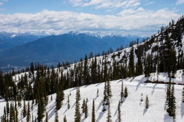 Summer landscape in Glacier National Park, British Columbia in Canada
