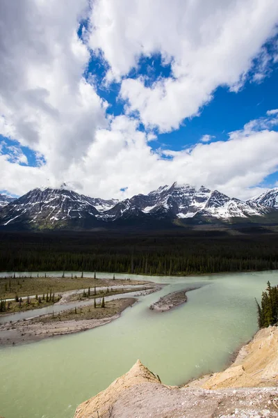 stock image Summer landscape in Jasper National Park in Canada