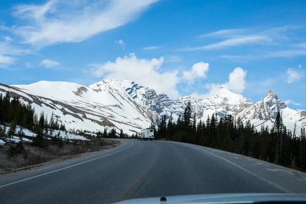 Θερινό Τοπίο Στο Jasper National Park Στον Καναδά — Φωτογραφία Αρχείου
