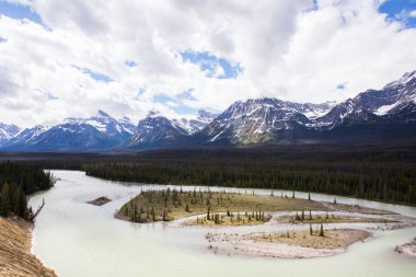 Summer landscape in Jasper National Park in Canada