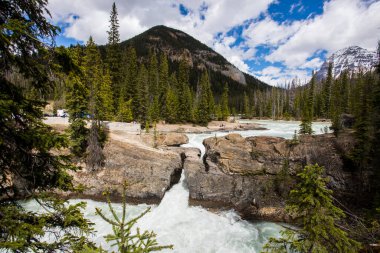 Summer in Natural Bridge, Yoho National Park in Canada