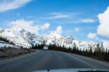 Summer landscape in Jasper National Park in Canada