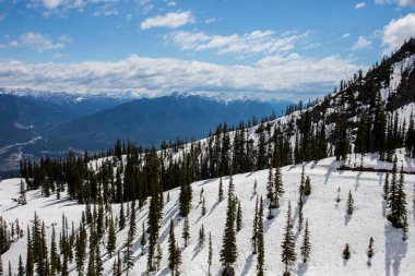Summer landscape in Glacier National Park, British Columbia in Canada