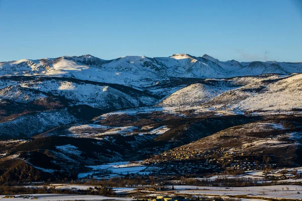 stock image Winter landscape in La Cerdnya, Pyrenees, Catalonia, Spain